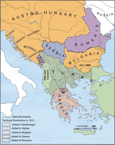 Balkan Peninsula Outline