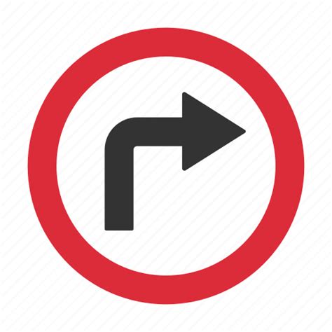 Road Traffic Signs No Right Turn