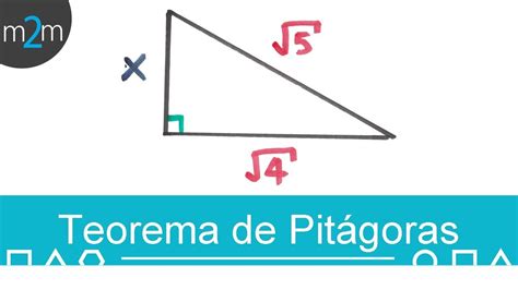 Teorema De Pitágoras Con Raíces Y Fracciones │ Ejercicios Youtube