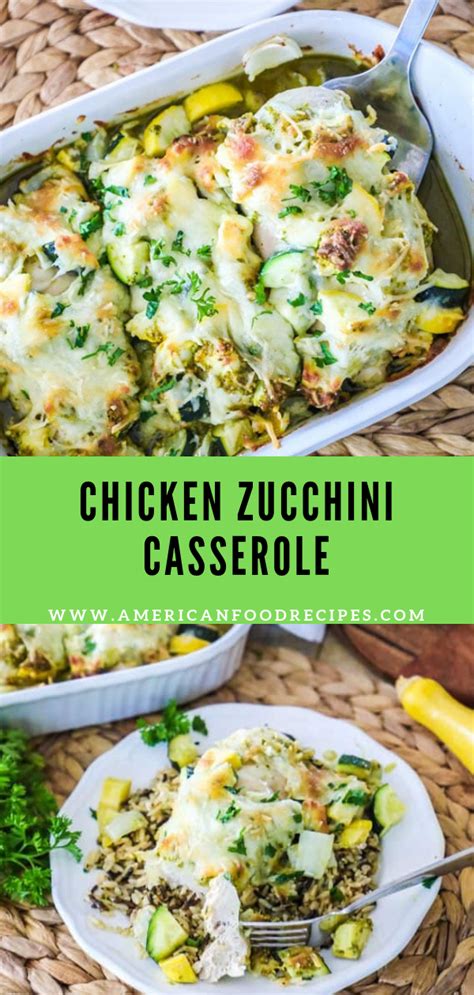 Chicken Zucchini Casserole Recipe By Mom