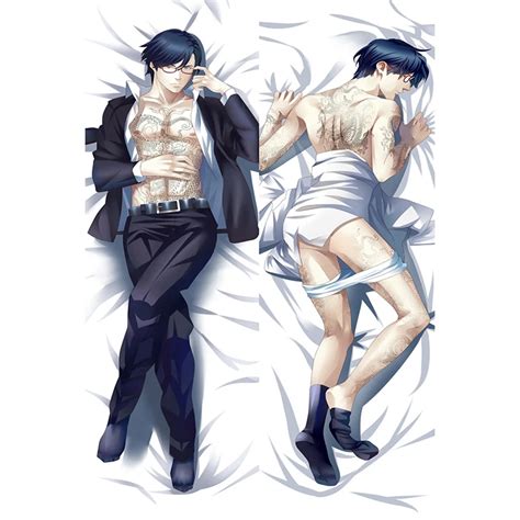 Hot Japanese Anime Decorative Hugging Body Pillow Cover Case Double