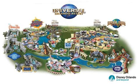 Universal Orlando Resort Map