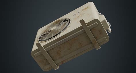 Air Conditioner 4B 3D Model 19 Blend Fbx Obj Free3D