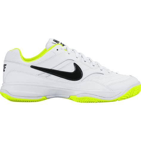 Nike Womens Court Lite Tennis Shoes Whiteblackvolt