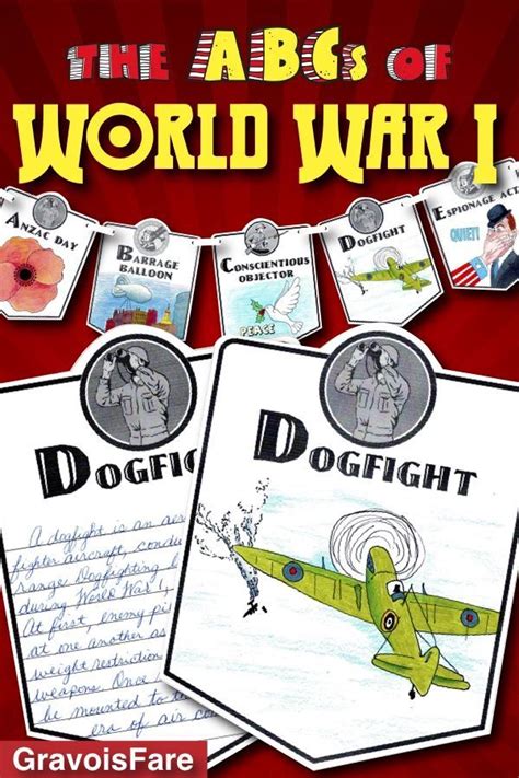Abcs Of World War 1 Activity Mini Research Reports And Bulletin Board
