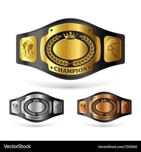 Championship Belt Svg Championship Belt Vector Silhouette Cricut