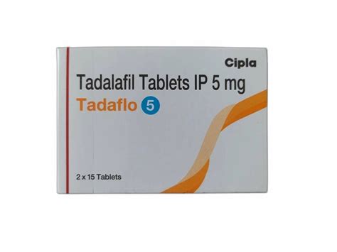 Tadalafil 5 Mg Tablet Tadaflo At Rs 332strip Tadalafil