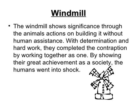 😀 What Does The Windmill Symbolize In Animal Farm Symbolism In Animal