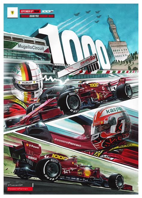 Ferrari 1000 Gp Poster R Formula1