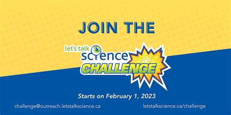 Lets Talk Science Challenge 2023 Online 1 February To 9 June