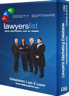 Lawyers Database - Download Lawyers and Law Firms Locations List