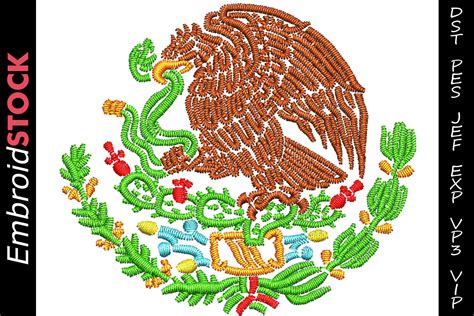 Escudo Nacional De Mexico Creative Fabrica