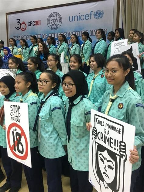Girl Guides Malaysia And Unicef Unite