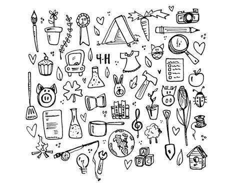 4 h pledge coloring page see more. 4 H Pledge Coloring Page Sketch Coloring Page