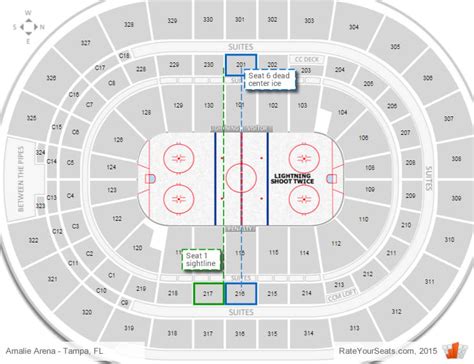 Tampa Bay Lightning Amalie Arena Seating Chart