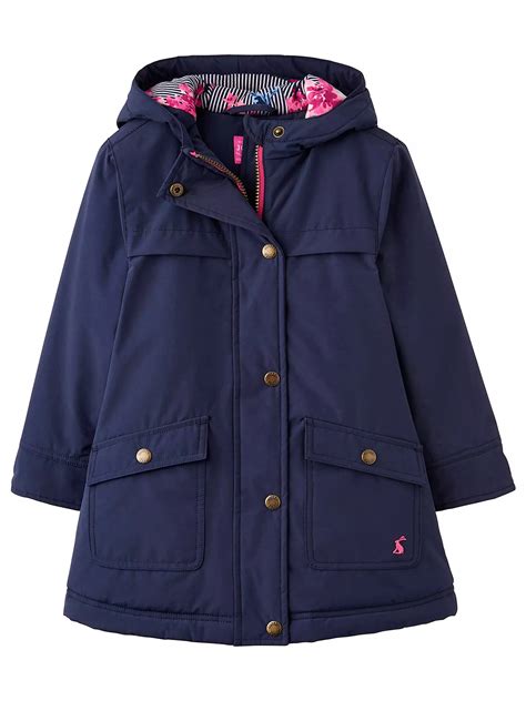 Little Joule Girls Parka Coat French Navy At John Lewis And Partners