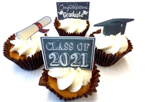Buy Graduation Congratulations Class Of 2024 Edible Cupcake Toppers