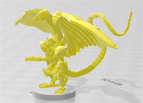 Stl File Winged Dragon Of Ra Yugioh Dungeon Dice Monsters・3d Printable