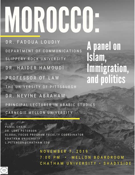Morocco Islam Immigration And Politics In The 21st Century Ceris