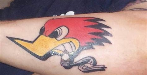 Remember the sweet, innocent cartoon woody woodpecker? Mr. Horsepower Clay Smith Cams Tattoo | Tattoos, Body Art ...