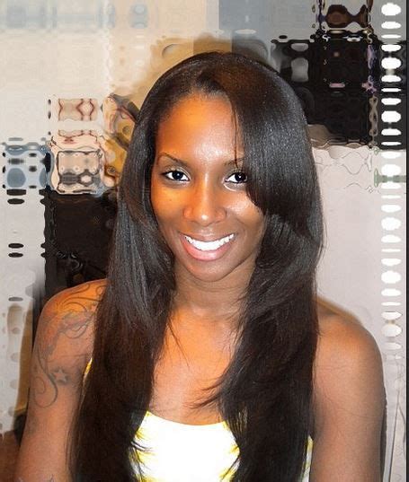 Bright layered weave short weave with bangs. 1000+ images about Sew-in!!! on Pinterest