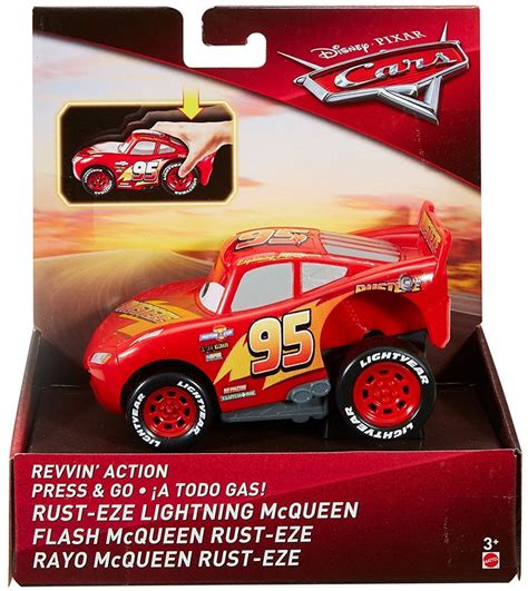 Disney Cars Cars 3 Revvin Action Rust Eze Lightning Mcqueen Vehicle 887961573527 Ebay