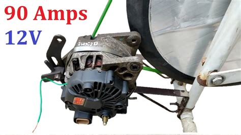 How To Make 12v 90 Amps Dc Generator From Old Car Alternator Step By