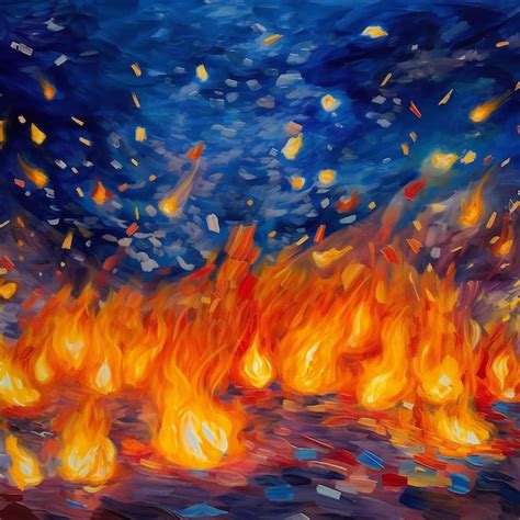 85000 Fire Painting Pictures