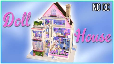 Sims 4 Speed Build Pink Doll House Kate Emerald Youtube