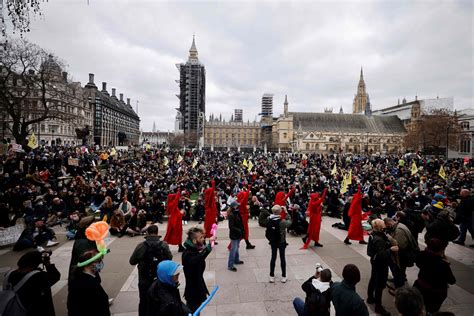Thousands Protest Against Policing Bill In Britain With Clashes In