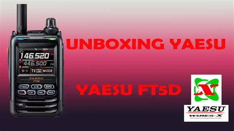 Yaesu Ft5d Unboxing Youtube