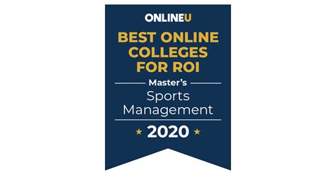 Georgetown's online master's in sports management degree program emphasizes career mentoring and networking opportunities to give graduates a leg up in the sports industry. 2020 Best Master's in Sports Management Online Programs ...