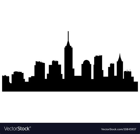 New York Skyline Royalty Free Vector Image Vectorstock