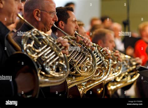 French Horn Playing Stock Photos And French Horn Playing Stock Images Alamy