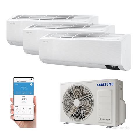 Samsung Multi Split Klimaanlage Außengerät 7kW für 3 Innengeräte Wind