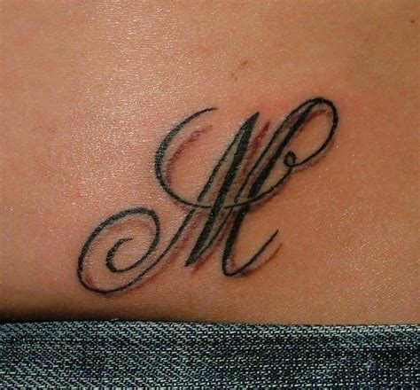 Pin By Olive Alfalfa On Thngs Monogram Tattoo Letter M Tattoos