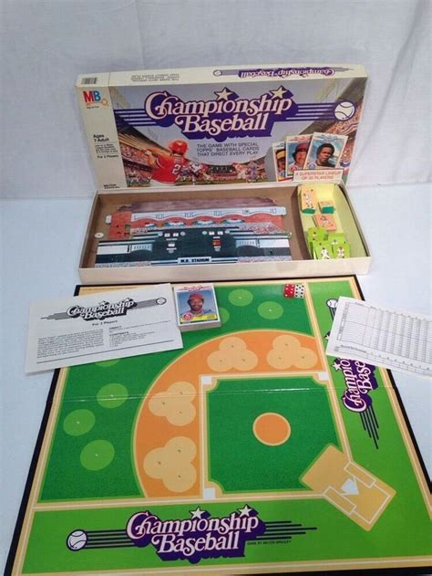 Championship Baseball Board Game Vintage Board Games Board Games Games