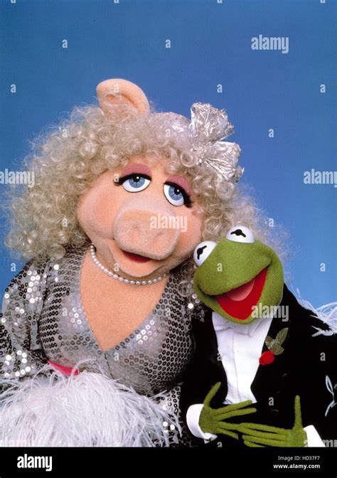 Muppet Show The Miss Piggy Kermit The Frog 1976 1981 Stock Photo