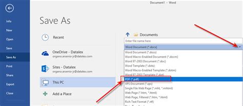 How To Save Word Document As Pdf File Format In Multiple Ways