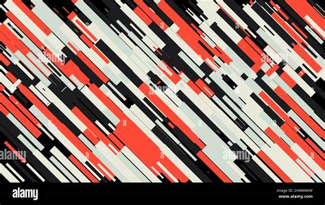 Abstract Animation Of Colorful Line Patterns Moving Diagonally On The