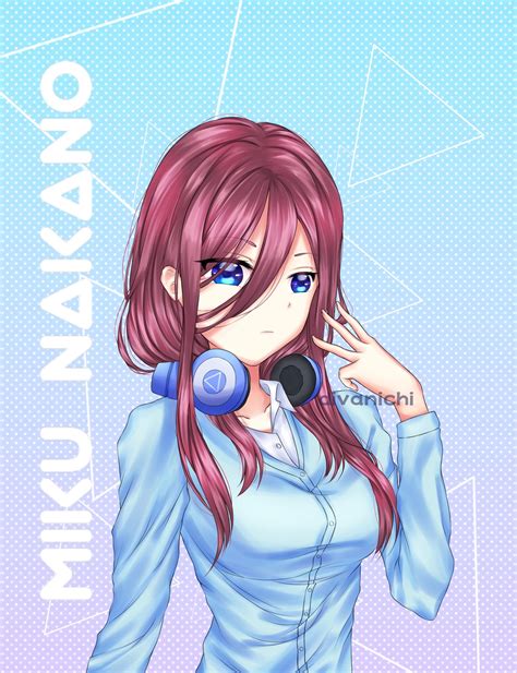 Divanichi On Twitter Finish Fanart Miku Nakano💙 Anime