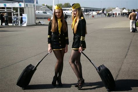 Stewardess Costume In Fascination Air Show World Stewardess Crews