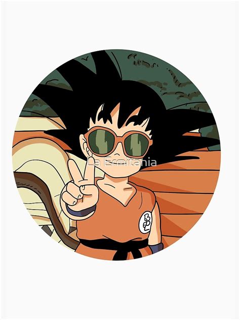 Son Goku With Sunglasses Dragon Ball Art Print For Sale By