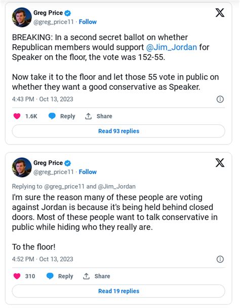 81 Rinos Voting In Secret To Block Jim Jordan From Speaker Demand