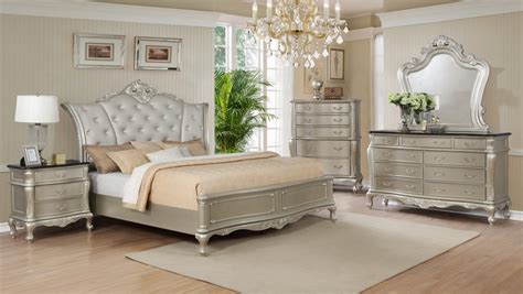 Bedroom set with bed storage by roundhill furniture. Marble Top Dresser, Mirror, Queen Bed | 1020 - Set ...