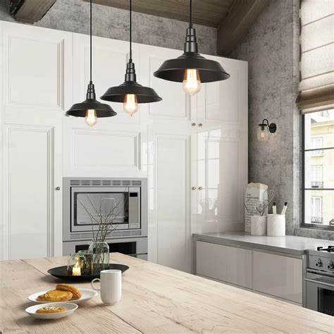 17 Stories Wimbled 3 Light Kitchen Island Linear Pendant In 2021
