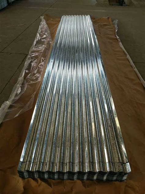 Q195 Q235a 750mm Corrugated Galvanized Sheet Metal 4x8 Color Coated