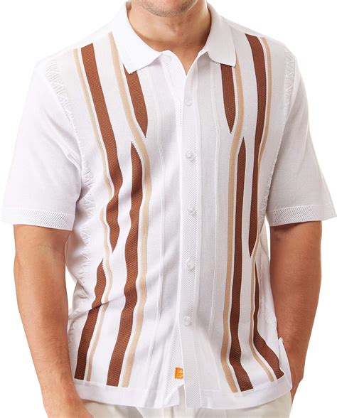 Silversilk Edition S Mens Short Sleeve Knit Shirt California