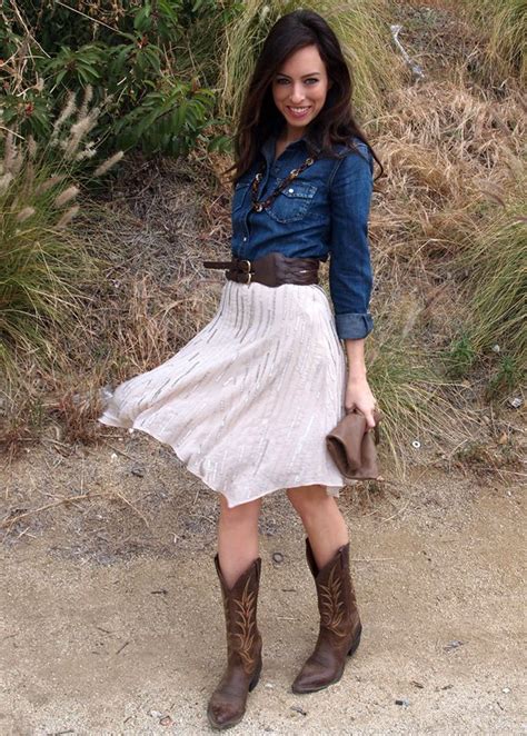 Beaded Skirt Archives Sydne Style Fashion Cowgirl Boots Outfit