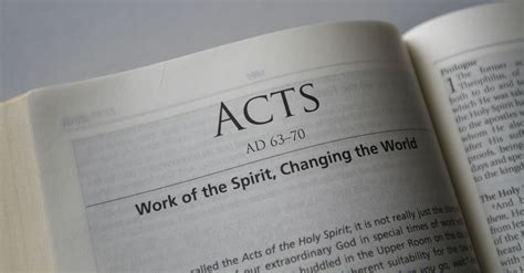 Acts Bible Book Chapters And Summary New International Version